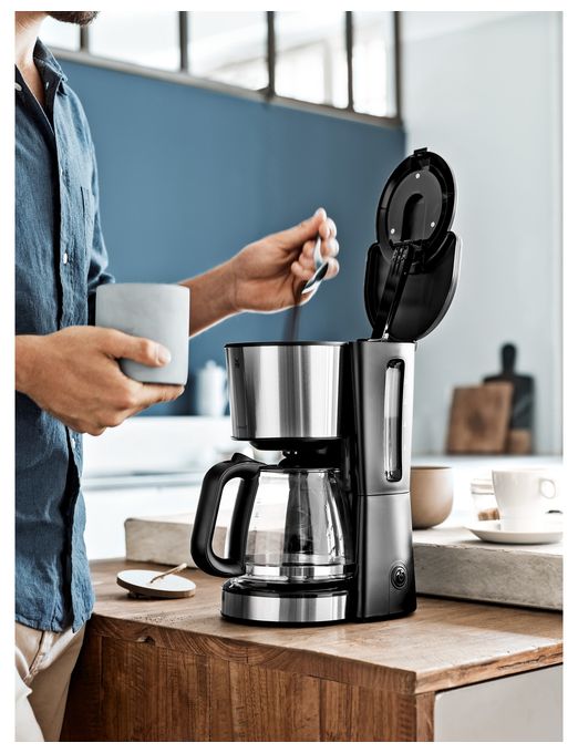 10 Tassen Filterkaffeemaschine 1,7 l  Bueno (Schwarz, Chrom) 