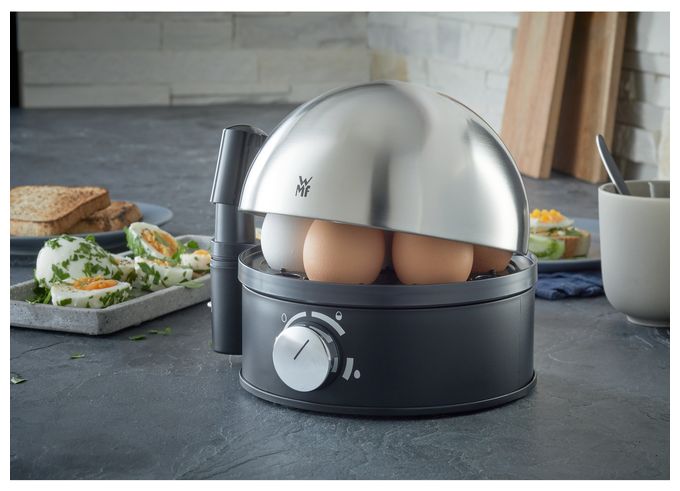 Eierkocher für 7 Eier  Stelio (Schwarz, Chrom) 
