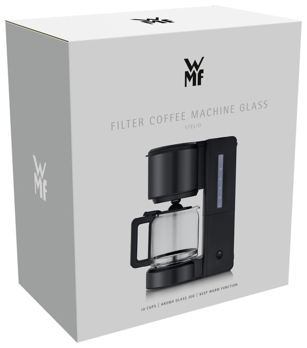 10 Tassen Filterkaffeemaschine 1,2 l  Stelio (Schwarz) 