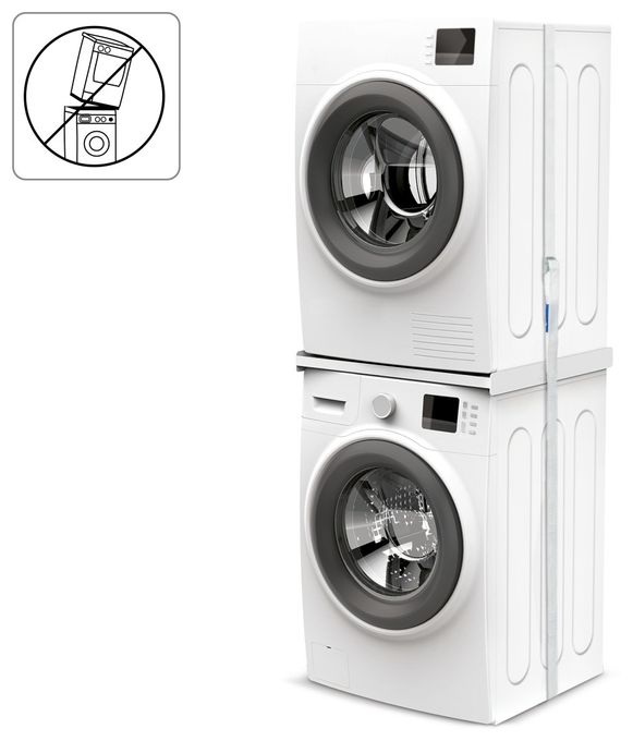 Zwischenbausatz für Waschmaschine Trockner 