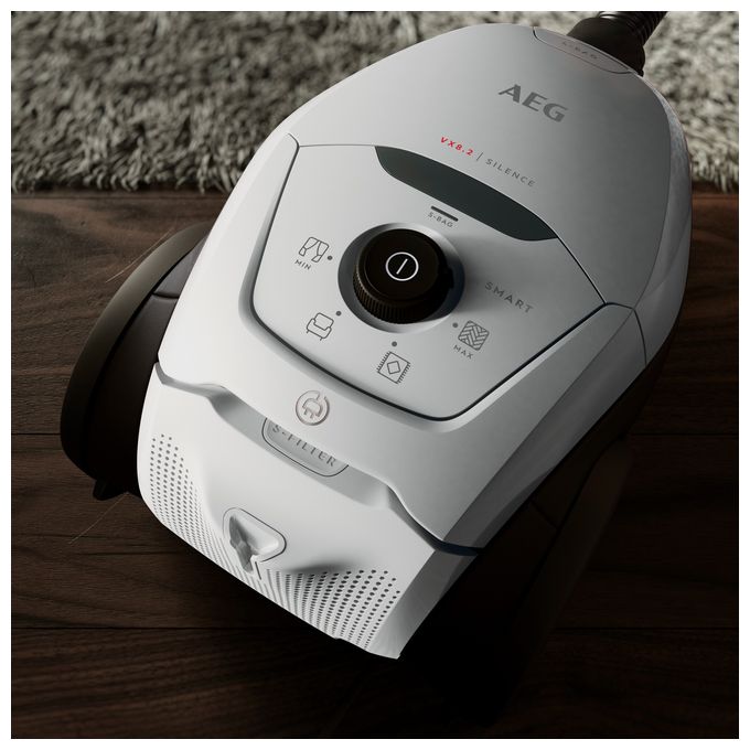 Bodenstaubsauger mit Staubbeutel 600 W HEPA  VX82-1-2MG Silence (Grau) 