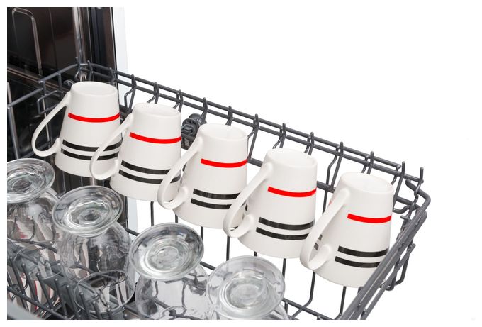 45 cm Geschirrspüler teilintegriert (ohne Front) Leise 10 Maßgedecke aquaStop Funktion EGSP561000E 