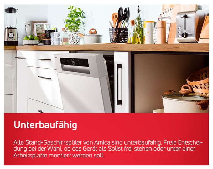 60 cm Geschirrspüler unterbaufähig Leise 14 Maßgedecke aquaStop Funktion GSP544910-1E 