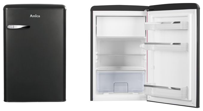 108 l / 95 l Tischkühlschrank EEK: E 137 kWh Jahr  KS15617MS (Schwarz) 