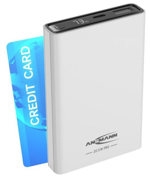 10000 mAh Powerbank USB Typ-C  1700-0156 (Weiß) 