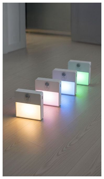 LED Warmweiß, Mehrfarbig Batterie/Akku NL5R Sensor-Nachtlicht 