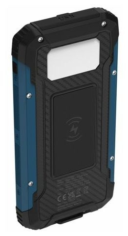10000 mAh Powerbank USB Typ-C  PB212W (Schwarz, Blau) 