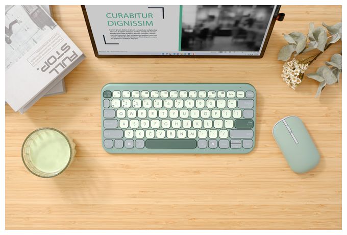 Home Tastatur Bluetooth  KW100 (Grün) 