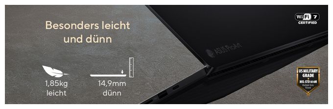 2K Ultra HD Notebook 40,6 cm (16 Zoll) 2880 x 1800 Pixel 2 TB SSD Windows 11 Home AMD Ryzen 9 max. 5,1 GHz  ProArt P16 H7606WP-ME036W (Schwarz) 