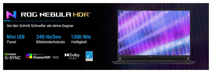 WQXGA Notebook 45,7 cm (18 Zoll) 3840 x 2400 Pixel 64 GB Ram 4 TB SSD Windows 11 Home Intel Core Ultra 9 max. 5,5 GHz NVIDIA GeForce RTX 5090  ROG Strix SCAR G835LXG-TQ378W (Schwarz) 