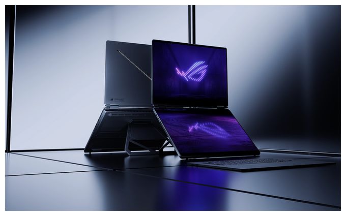 2K Ultra HD Notebook 40,6 cm (16 Zoll) 2880 x 1800 Pixel 2 TB SSD Windows 11 Home Intel Core Ultra 9 max. 4,9 GHz  ROG Zephyrus Duo GX651AX-SR004W (Grau) 