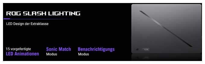 WQXGA+ Notebook 35,6 cm (14 Zoll) 2880 x 1800 Pixel 1 TB SSD Windows 11 Home AMD Ryzen 9 max. 5,2 GHz  ROG Zephyrus G14GA403UP-QS001W (Weiß) 