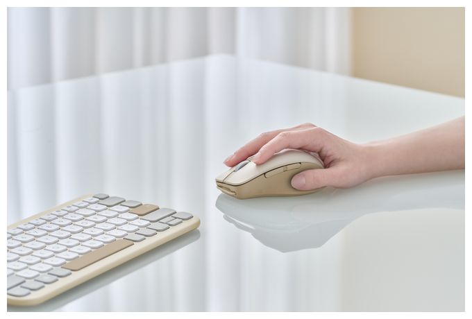 4200 DPI Büro Maus Optisch  SmartO Mouse MD200 (Beige) 