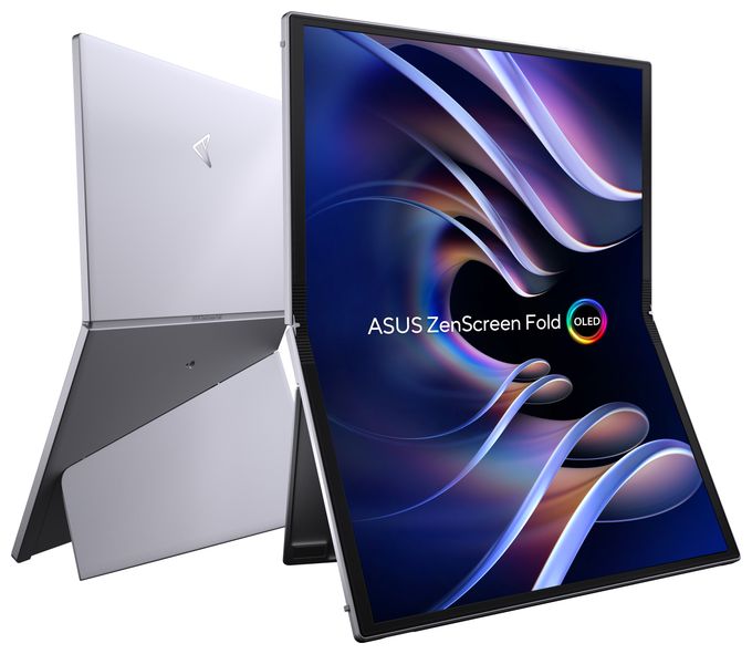 Quad HD Monitor 43,9 cm (17.3 Zoll) 4:3 0,2 ms 350 cd/m²  ZenScreen Fold OLED MQ17QH (Silber) 