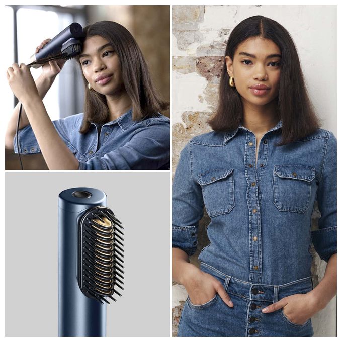 Haartrockner 1600 W  AS6550E Lockenstab (Navy) 