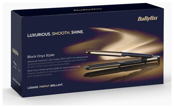 Haarglätter  ST484E Black Onyx (Schwarz, Gold) 