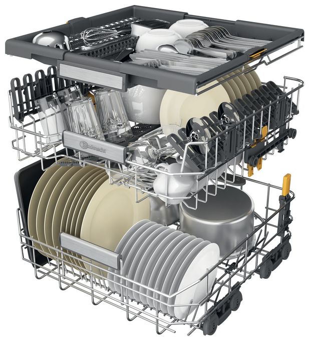 60 cm Geschirrspüler vollintegriert (ohne Front) Sehr leise 15 Maßgedecke ActiveDry BK7IA115B2M6L0 