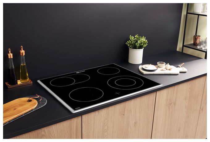 Herdset normal AutoClean Diamant-Reinigung mit 60 cm Glaskeramik Kochfeld HEKO Star 2 EX+ (HVR2KH5V2IN + CHR3462IN) 
