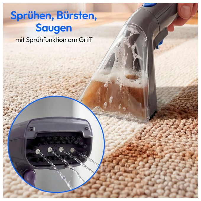 Naß-/Trockensauger bis 0,95 l Schmutzwasser MD100123 X10UC Polsterreiniger 