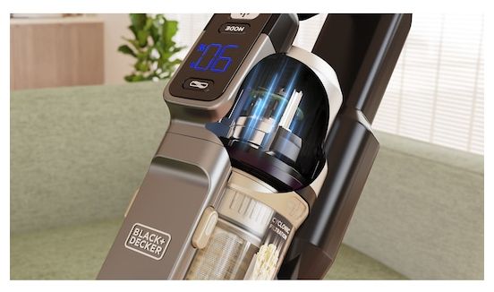 Handstaubsauger Beutellos bis 70 min Laufzeit 18 V  BSV525BLP-QW (Schwarz) 