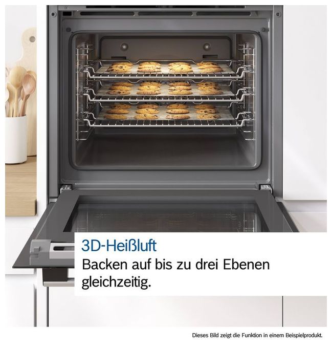 Backofen-Set groß AutoClean mit autarkem 60 cm Induktions Kochfeld EXB63IP1 (HBG578BS3 + PIF64RBB5E + HEZ631070) 