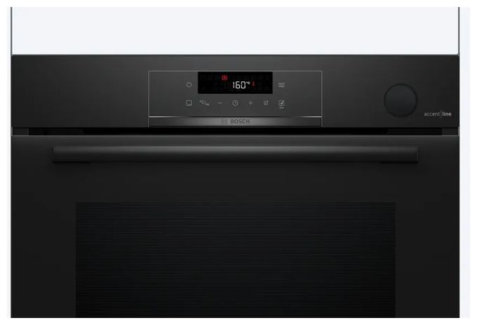 Einbaubackofen groß Dampfgaren AutoClean (Schwarz) Serie 4 HRG4720B3 