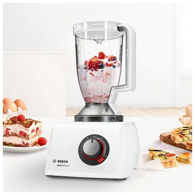 1000 W Küchenmaschine 3,9 l mit Waage  MC812W501 MultiTalent 8 (Weiß) 