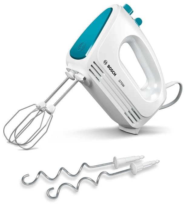 Handmixer 375 W 4 Stufen  MFQ2210D CleverMixx Fun (Blau, Weiß) 