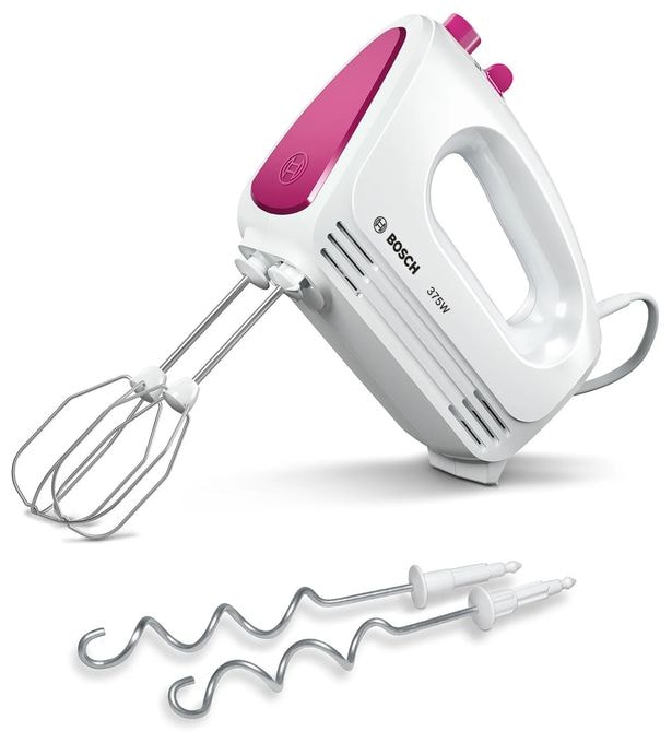 Handmixer 375 W 4 Stufen  MFQ2210P CleverMixx Fun (Pink, Weiß) 