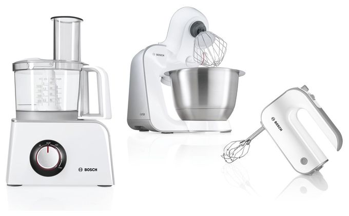 Handmixer 500 W 5 Stufen  MFQ4080 Styline (Silber, Weiß) 