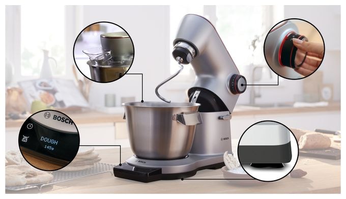 1500 W Küchenmaschine 5,5 l  MUM9AX5S00 OptiMUM (Edelstahl) 