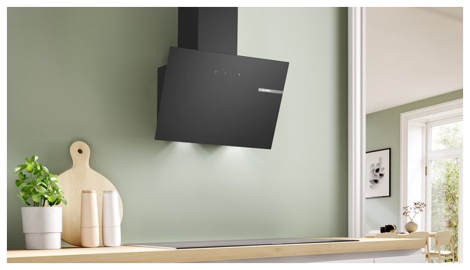 Abluft/Umluft Dunstabzugshaube/Esse Wand 60 cm (Schwarz) Serie 2 DWK65DK60 
