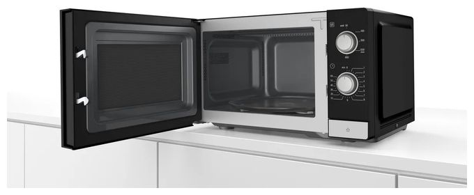 Freistehende Mikrowelle 800 W Größe: klein 5 Stufen  Serie 2 FFL020MS2 (Schwarz, Edelstahl) 