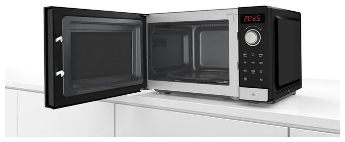Freistehende Mikrowelle 800 W Größe: klein  Serie 2 FFL023MS2 (Schwarz, Edelstahl) 