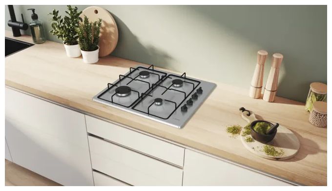 60 cm Gaskochfeld Kochfeld/Herdplatte 4 Zone(n) Serie 2 PBP6B5K80 autarkes 