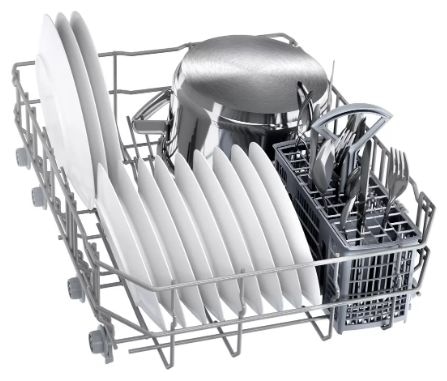 45 cm Geschirrspüler teilintegriert (ohne Front) Leise 9 Maßgedecke aquaStop Funktion Serie 2 SPI2IKS10E 
