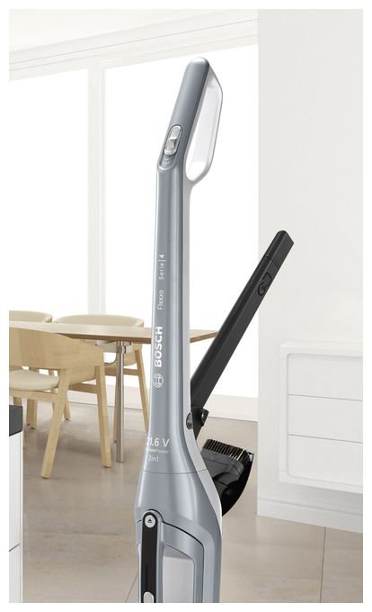 Handstaubsauger Beutellos bis 50 min Laufzeit 21,6 V  Serie 4 BCH3P210 (Schwarz, Grau) 