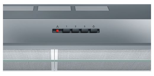 Abluft/Umluft Dunstabzugshaube/Esse Wand 60 cm (Edelstahl) Serie 4 DUL63CC50 