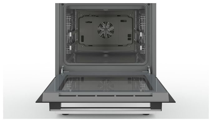Freistehender Herd Elektro normal Variabler Doppelgrill 7 Beheizungsarten AutoClean mit Glaskeramik Kochfeld Serie 4 HKR39C220 