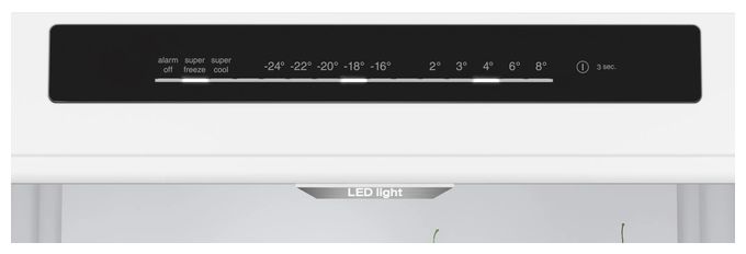 260 l / 103 l Kühl-Gefrierkombi freistehend NoFrost 162 kWh Jahr  Serie 4 KGN392WCF (Weiß) 