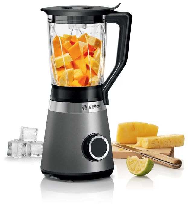 1,5 l Standmixer 2 Geschwindigkeiten 1200 W  Serie 4 MMB6172S (Silber) 