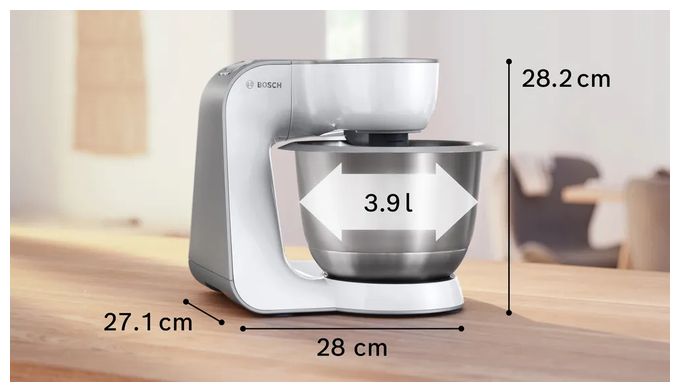 1000 W Küchenmaschine 3,9 l  Serie 4 MUM58200 (Weiß) 