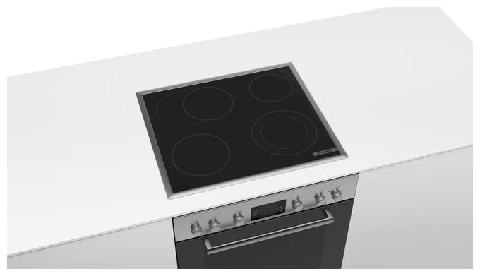 60 cm Glaskeramik Kochfeld/Herdplatte 4 Zone(n) Serie 4 NKN64RGA2E herdgebundenes 