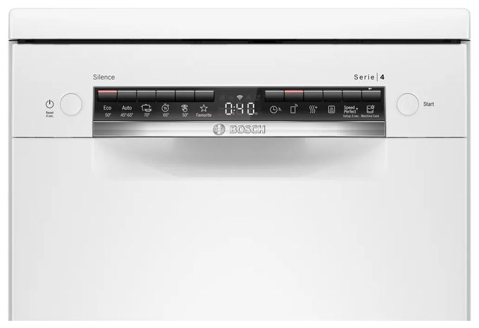 45 cm Geschirrspüler freistehend Leise 10 Maßgedecke aquaStop Funktion Serie 4 SPS4HKW49E 