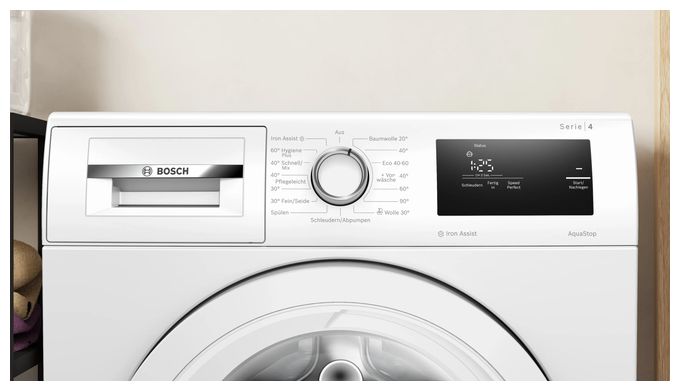 8 kg Frontlader Waschmaschine 1400 U/min aquaStop Funktion Serie 4 WAN28094 