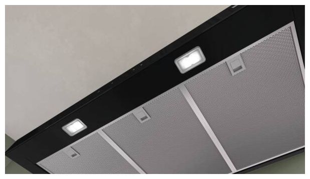 Abluft/Umluft Dunstabzugshaube/Esse Wand 60 cm (Schwarz) Serie 6 DWB97DN60 