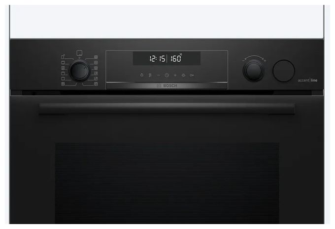 Einbaubackofen groß Dampfgaren AutoClean (Schwarz) Serie 6 HRG4780B7F 