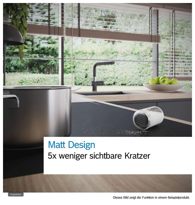 80 cm Induktionskochfeld 4 Kochzonen Serie 6 PVS89BHC1E autarkes 