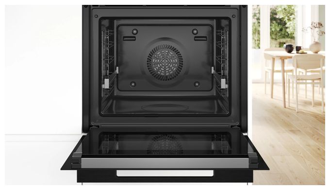 Einbaubackofen groß AutoClean (Schwarz) Serie 8 HBG978NM1 