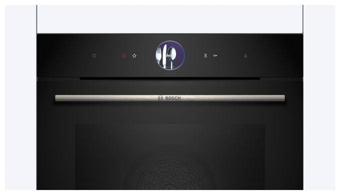 Einbaubackofen groß Dampfgaren AutoClean Serie 8 HSG7364B1 